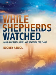 While Shepherds Watched piano sheet music cover Thumbnail